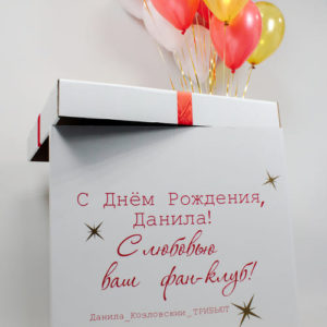 Коробка-сюрприз "На День рождения"