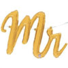 Шар буквы фольга "MR"