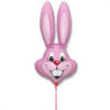 Шар на палочке "Кролик розовый"