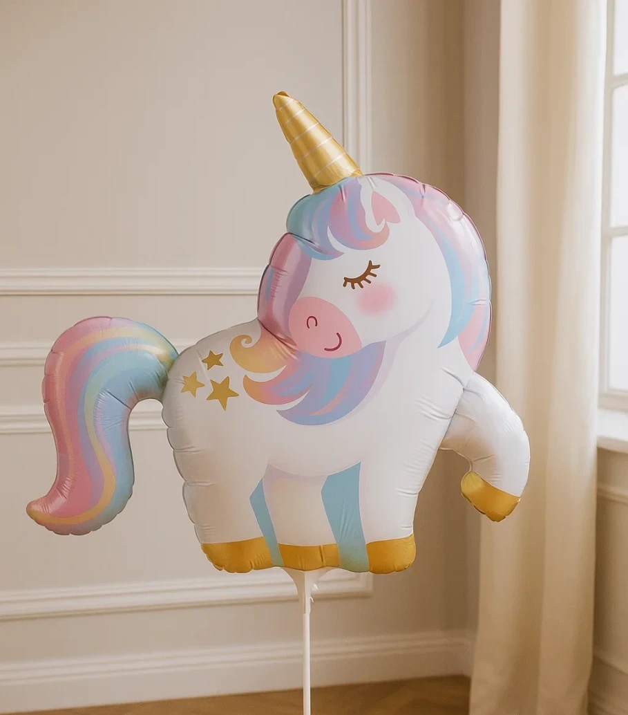 Шар на палочке «Единорог» Шар на палочке «Единорог»