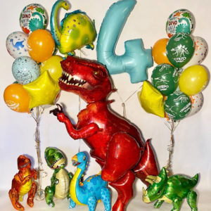 Набор шаров "Динозавры в сборе"