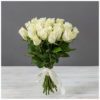 Букет белых роз 25 шт Кения 50 см