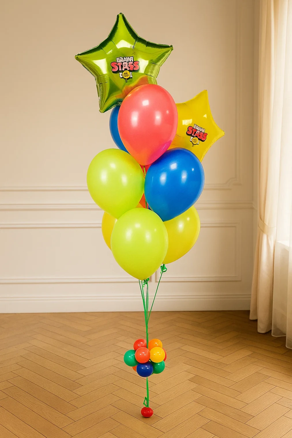 Фонтан из шаров "Бравл Старс" Фонтан из шаров "Бравл Старс"