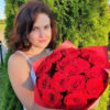 Букет красных роз 15 шт Эквадор 50 см