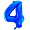 Шар цифра 4 "Синий"
