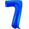 Шар цифра 7 "Синий"