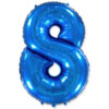 Шар цифра 8 "Синий"