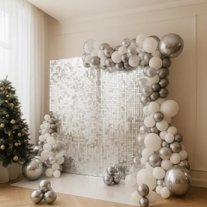 Фотозона из шаров «С пайетками»
