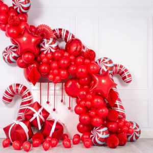 Инсталляция с шарами "Новогодняя"
