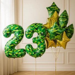 Набор шаров с цифрами «Звездный»