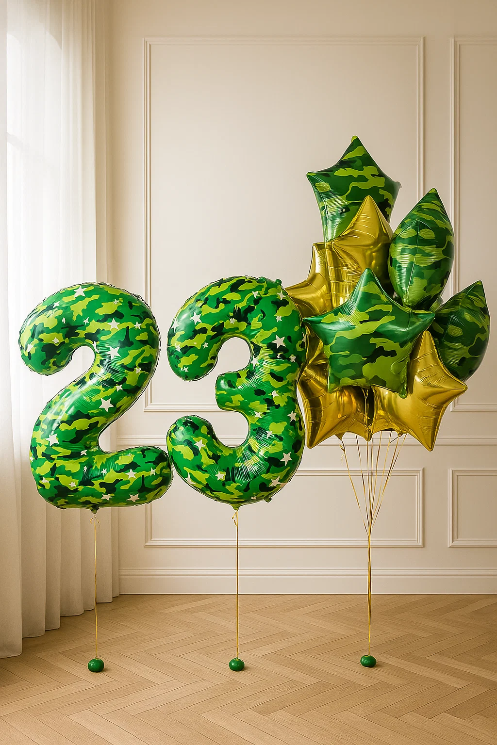 Набор шаров с цифрами «Звездный» Набор шаров с цифрами «Звездный»