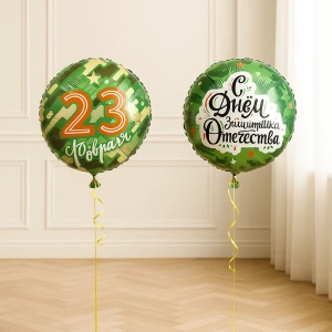 Шар-круг С Днем защитника Отечества