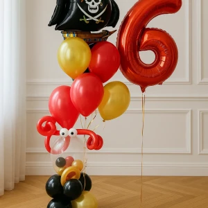 Набор шаров «Пиратский» с цифрой