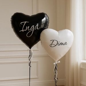 Шары «Два сердца любви»
