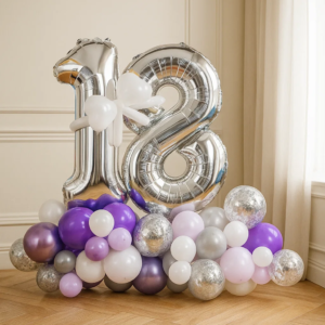 Шары с воздухом "Лиловая прелесть"