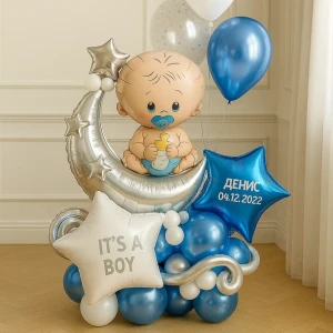 Шары Пупс на облачке