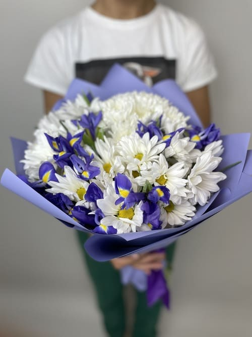 Букет цветов "Сиреневая роскошь"