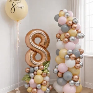 Мини-фотозона из шаров