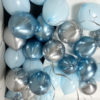 Набор шаров "Голубое серебро" 20 шт