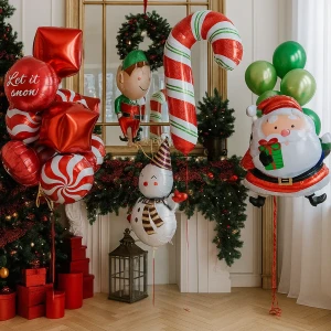 Фотозона из шаров Новый год