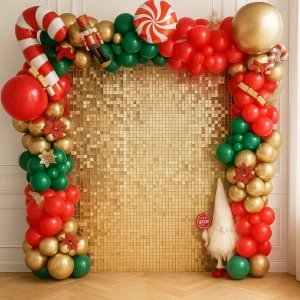 Фотозона из шаров Пайетки