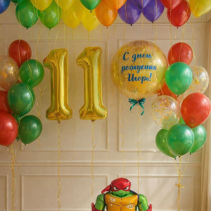 Шары "Черепашка ниндзя, все включено"