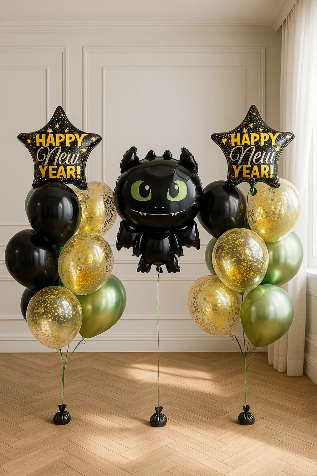 Набор шаров Дракон с фонтанами Набор шаров Дракон с фонтанами