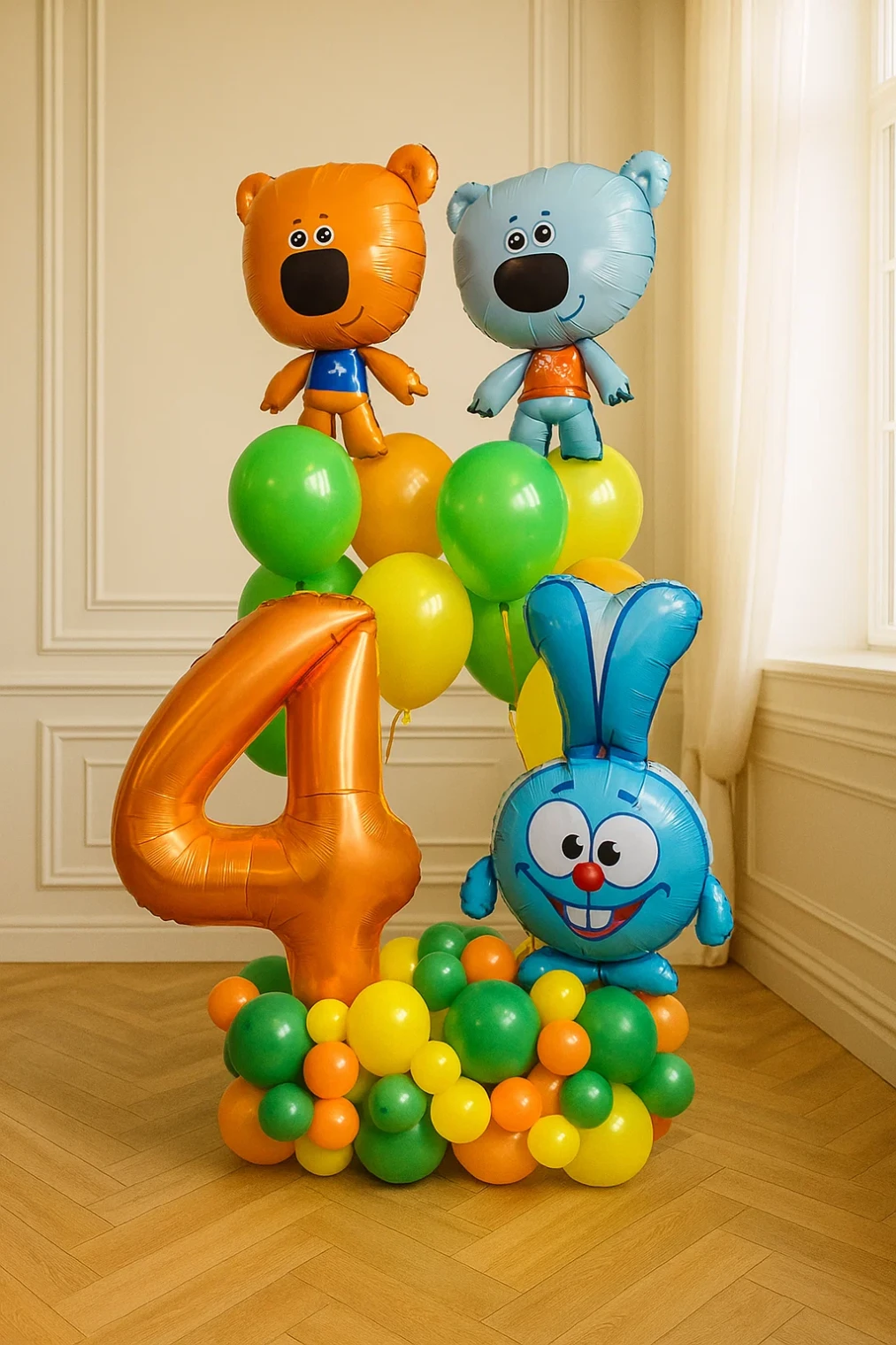 Набор шаров «Мимимишки и Смешарики» Набор шаров «Мимимишки и Смешарики»