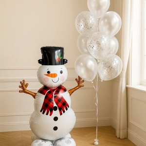 Набор шаров Снеговик с шарами