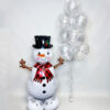 Снеговик с шарами