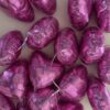20 фольгированных сердец "Фуксия"