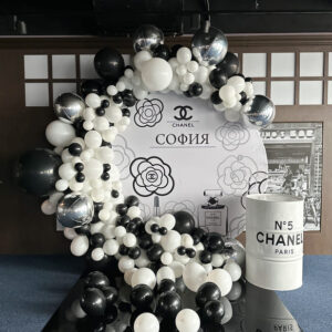 Фотозона из шаров “Шанель”