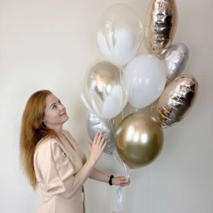 Набор шаров "Золотая свадьба" фото 2