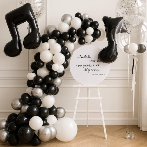 Фотозона из шаров «Музыкальная душа»