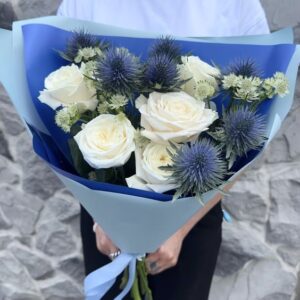 Букет цветов "Самой стильной" фото 2