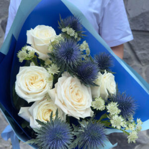 Букет цветов "Самой стильной" фото 3