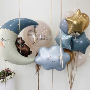 Набор шаров с гигантом "Нежные сны" фото 2