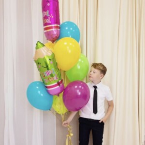 Фонтан шаров "Веселые карандаши" фото 1