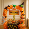 Арка из шаров «Хеллоуин с декором»