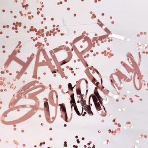 Набор праздничной посуды "Розовое золото" фото 2