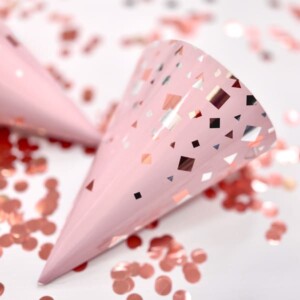 Набор праздничной посуды "Розовое золото" фото 3