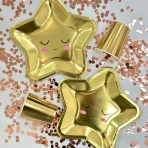 Набор праздничной посуды "Звездное золото 1"