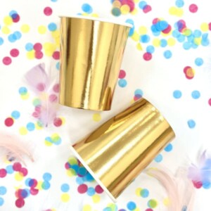 Стаканы золото 6 шт