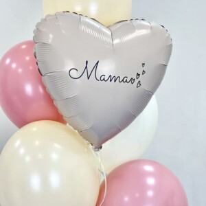 Комбо-набор шары и цветы "Мамуле" фото 3