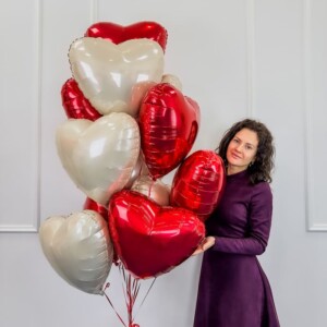 Фонтан с сердцами 12 шт фото 2