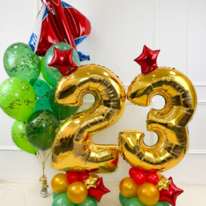 Фольгированные цифры "К празднику" фото 2