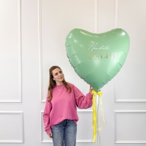 Сердце 90 см с надписью фото 2