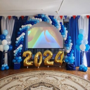 Оформление детского сада "Роскошный синий" фото 1