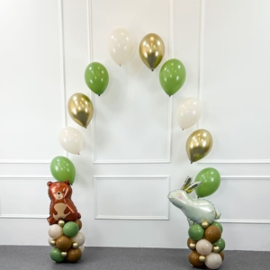 Набор шаров с лесными зверями фото 1