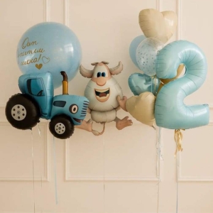 Набор шаров "Буба и Синий трактор"